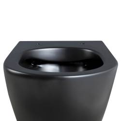 ZESTAW PODTYNKOWY WC STELAŻ TECE MISKA PEAK-MTB-RIM-02 PRZYCISK TC-9240417 BIAŁY MAT