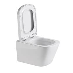 ZESTAW PODTYNKOWY WC STELAŻ TECE MISKA VIVA-WH-TR-02 PRZYCISK TC-9240407 CZARNY MAT