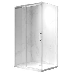 KABINA PRYSZNICOWA PROSTOKĄTNA ZES-KZ22E-140X90 CHROM 140X90 CM 8 MM