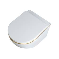 ZESTAW PODTYNKOWY WC STELAŻ TECE MISKA PEAK-WH-GL-RIM-03 PRZYCISK TC-9240401 CHROM