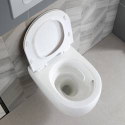 ZESTAW PODTYNKOWY WC STELAŻ TECE MISKA LAKE-WH-TR-01 PRZYCISK TC-9240407 CZARNY MAT
