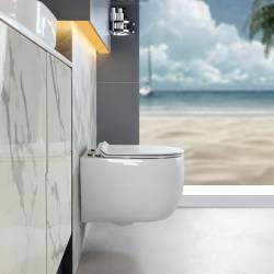 ZESTAW PODTYNKOWY WC STELAŻ TECE MISKA LAKE-WH-TR-01 PRZYCISK TC-9240407 CZARNY MAT