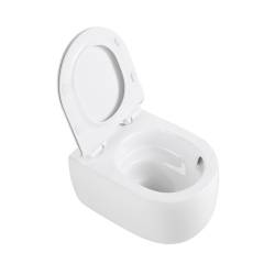 ZESTAW PODTYNKOWY WC STELAŻ TECE MISKA LAKE-WH-TR-01 PRZYCISK TC-9240417 BIAŁY MAT
