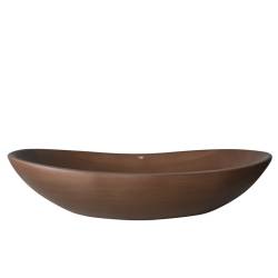 UMYWALKA NABLATOWA CERAMICZNA OWALNA LAVI-BR-625 BRĄZOWA LAVI-BR-625