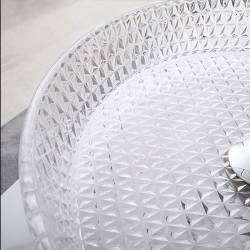 UMYWALKA NABLATOWA SZKLANA OKRĄGŁA BRILLANT1-TR-360 TRANSPARENTNA 36x12 CM BRILLANT1-TR-360