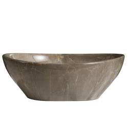 UMYWALKA NABLATOWA CERAMICZNA MARMUROWA OWALNA LUMO-MAR8-405
