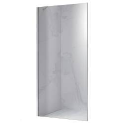 ŚCIANKA SZYBA PRYSZNICOWA ZES-KZ24-CH-90 SZYBA WALK-IN 90 CM 6 MM CHROM