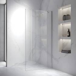 ŚCIANKA SZYBA PRYSZNICOWA ZES-KZ24-CH-90 SZYBA WALK-IN 90 CM 6 MM CHROM