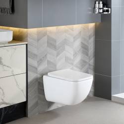 ZESTAW PODTYNKOWY WC STELAŻ TECE MISKA YUZU-WH-TR-03 PRZYCISK TC-9240401 CHROM