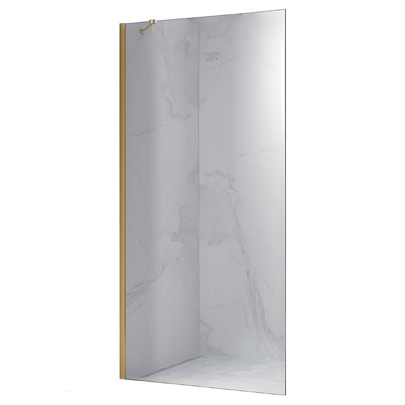 ŚCIANKA SZYBA PRYSZNICOWA WALK-IN ZES-KZ24-GL-100 ZŁOTA