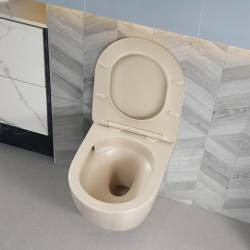 ZESTAW PODTYNKOWY WC STELAŻ TECE MISKA MIZU-CAP-RIM-03 PRZYCISK TC-9240407 CZARNY MAT