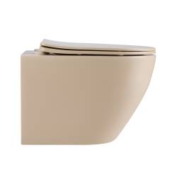 ZESTAW PODTYNKOWY WC STELAŻ TECE MISKA MIZU-CAP-RIM-03 PRZYCISK TC-9240417 BIAŁY MAT