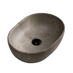 UMYWALKA NABLATOWA CERAMICZNA MARMUROWA OWALNA NEO-MAR9-480