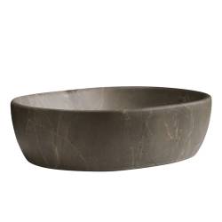 UMYWALKA NABLATOWA CERAMICZNA MARMUROWA OWALNA NEO-MAR9-480