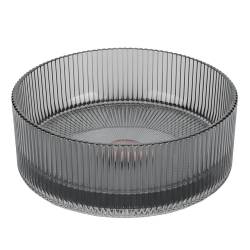 UMYWALKA NABLATOWA SZKLANA OKRĄGŁA BRILLANT2-BL-400 CZARNA BRILLANT2-BL-400