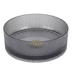 UMYWALKA NABLATOWA SZKLANA OKRĄGŁA BRILLANT2-BL-400 CZARNA BRILLANT2-BL-400
