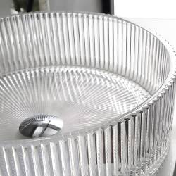 UMYWALKA NABLATOWA SZKLANA OKRĄGŁA BRILLANT2-TR-360 TRANSPARENTNA BRILLANT2-TR-360