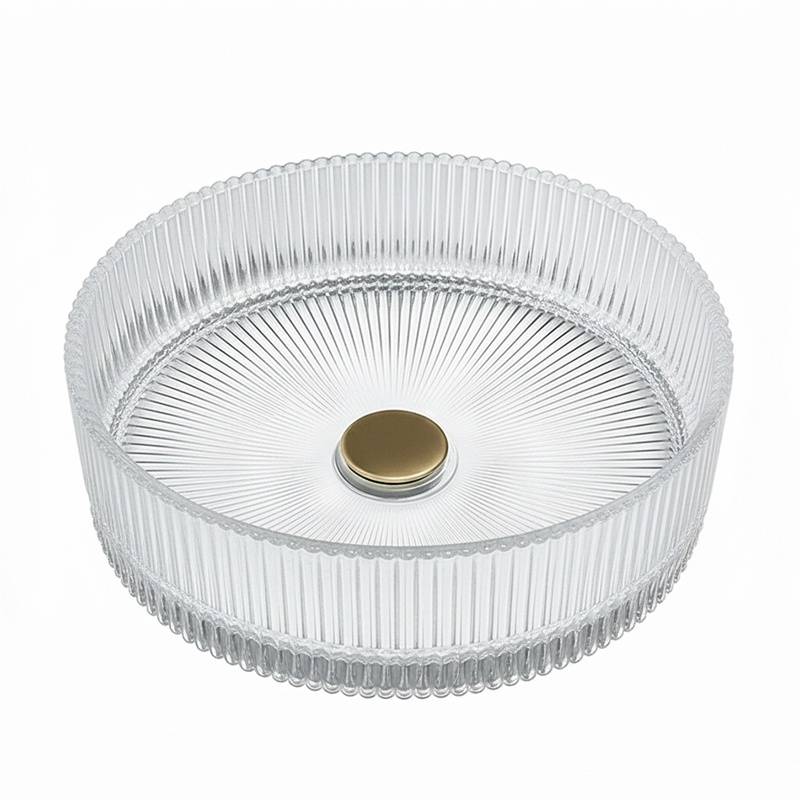 UMYWALKA NABLATOWA SZKLANA OKRĄGŁA BRILLANT2-TR-400 TRANSPARENTNA BRILLANT2-TR-400