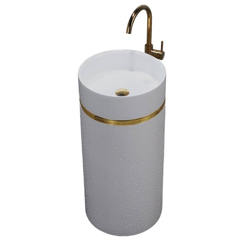 UMYWALKA WOLNOSTOJĄCA CERAMICZNA OKRĄGŁA SCOT1-GR-WOF-860 SZARA SCOT1-GR-WOF-860