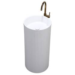 UMYWALKA WOLNOSTOJĄCA CERAMICZNA OKRĄGŁA SCOT3-WH-WOF-860 BIAŁA SCOT3-WH-WOF-860