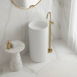 UMYWALKA WOLNOSTOJĄCA CERAMICZNA OKRĄGŁA SCOT3-WH-WOF-860 BIAŁA SCOT3-WH-WOF-860