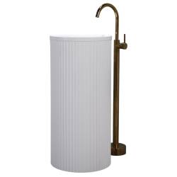 UMYWALKA WOLNOSTOJĄCA CERAMICZNA OKRĄGŁA SCOT3-WH-WOF-860 BIAŁA SCOT3-WH-WOF-860
