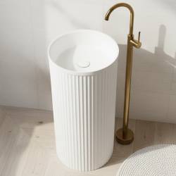 UMYWALKA WOLNOSTOJĄCA CERAMICZNA OKRĄGŁA SCOT3-WH-WOF-860 BIAŁA SCOT3-WH-WOF-860