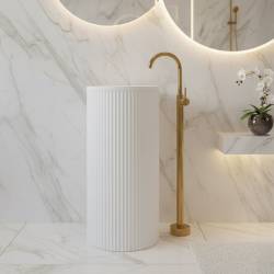 UMYWALKA WOLNOSTOJĄCA CERAMICZNA OKRĄGŁA SCOT3-WH-WOF-860 BIAŁA SCOT3-WH-WOF-860