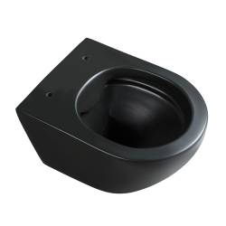 ZESTAW PODTYNKOWY WC STELAŻ GEBERIT DUOFIX MISKA MIZU-MTB-RIM-03 PRZYCISK DELTA 50 CZARNY POŁYSK