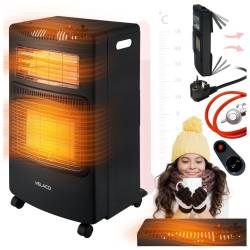 PIECYK GAZOWO-ELEKTRYCZNY DOMOWY GRZEJNIK FARELKA NA BUTLĘ REDUKTOR 4200W ECO-DUO