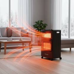PIECYK GAZOWO-ELEKTRYCZNY DOMOWY GRZEJNIK FARELKA NA BUTLĘ REDUKTOR 4200W ECO-DUO