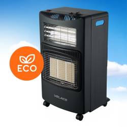 PIECYK GAZOWO-ELEKTRYCZNY DOMOWY GRZEJNIK FARELKA NA BUTLĘ REDUKTOR 4200W ECO-DUO