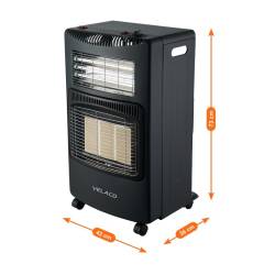 PIECYK GAZOWO-ELEKTRYCZNY DOMOWY GRZEJNIK FARELKA NA BUTLĘ REDUKTOR 4200W ECO-DUO