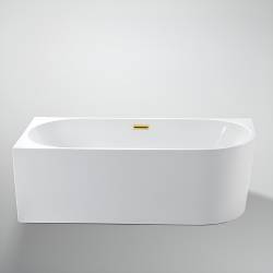 HYDROSAN WANNA WOLNOSTOJĄCA MERA2-509C2-L-P-GL BIAŁA PRZELEW ZŁOTY
