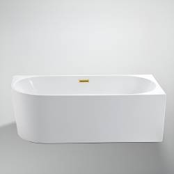 HYDROSAN WANNA WOLNOSTOJĄCA MERA2-509C2-R-P-GL BIAŁA PRZELEW ZŁOTY