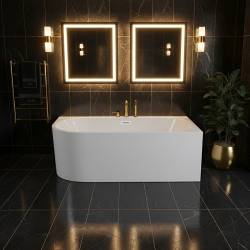 HYDROSAN WANNA WOLNOSTOJĄCA MERA2-509C2-R-P-WH BIAŁA PRZELEW BIAŁY