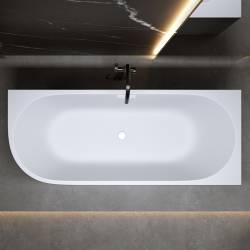HYDROSAN WANNA WOLNOSTOJĄCA MERA2-509C2-R-P-WH BIAŁA PRZELEW BIAŁY