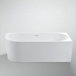 HYDROSAN WANNA WOLNOSTOJĄCA MERA2-509C2-R-P-WHMT BIAŁA PRZELEW BIAŁY MAT