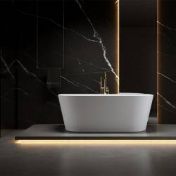 HYDROSAN WANNA PRZYŚCIENNA LENA2-527C2-P-GL BIAŁA PRZELEW ZŁOTY