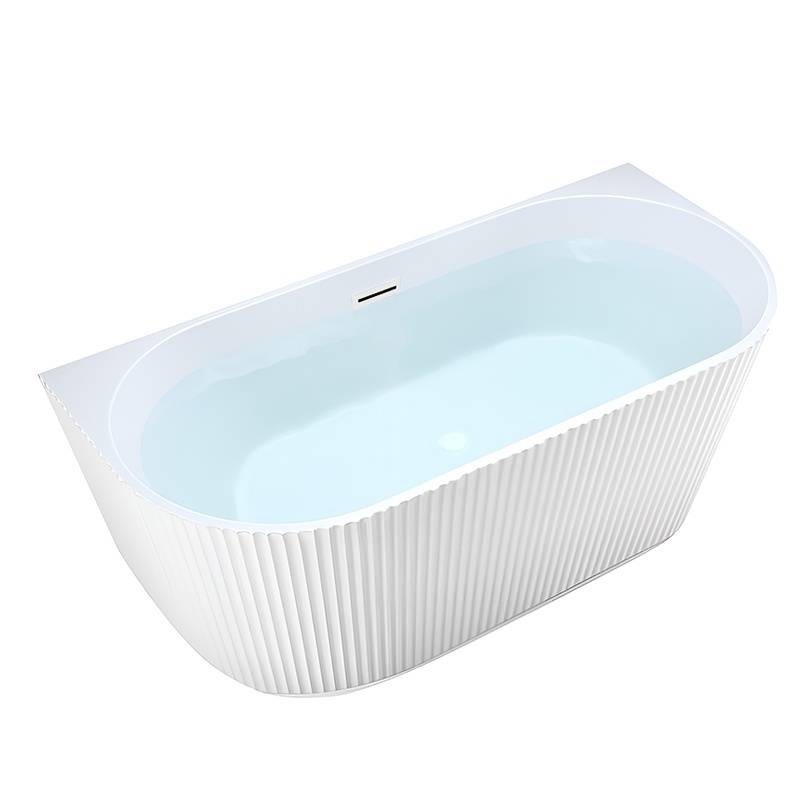 HYDROSAN WANNA WOLNOSTOJĄCA CARLO2-517D2-P-WH BIAŁA PRZELEW BIAŁY