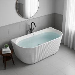 HYDROSAN WANNA WOLNOSTOJĄCA CARLO2-517D2-P-WH BIAŁA PRZELEW BIAŁY