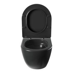 ZESTAW PODTYNKOWY WC STELAŻ GEBERIT DUOFIX MISKA NERO-MTB-03 PRZYCISK DELTA 30 CHROM