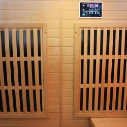 SAUNA INFRARED/FIŃSKA MOSS1 Z PIECEM HARVIA 6KW 4-5 OSOBOWA 150x150 CM 2w1 MOSS1 NEW