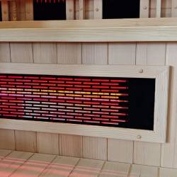 SAUNA INFRARED/FIŃSKA MOSS1 Z PIECEM HARVIA 6KW 4-5 OSOBOWA 150x150 CM 2w1 MOSS1 NEW