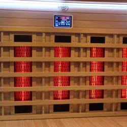 SAUNA INFRARED/FIŃSKA MOSS2 Z PIECEM HARVIA 8KW 5-6 OSOBOWA 200x200 CM 2w1 MOSS2 NEW