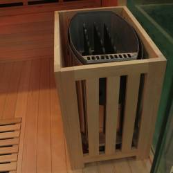 SAUNA INFRARED/FIŃSKA MOSS2 Z PIECEM HARVIA 8KW 5-6 OSOBOWA 200x200 CM 2w1 MOSS2 NEW