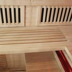 SAUNA INFRARED/FIŃSKA HELSI2 Z PIECEM HARVIA 8KW 5-6 OSOBOWA 200x160 CM 2w1 HELSI2 NEW