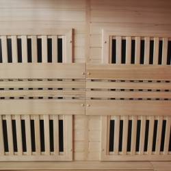 SAUNA INFRARED/FIŃSKA HELSI2 Z PIECEM HARVIA 8KW 5-6 OSOBOWA 200x160 CM 2w1 HELSI2 NEW