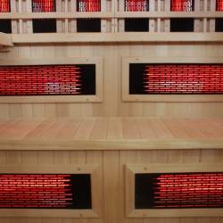 SAUNA INFRARED/FIŃSKA HELSI2 Z PIECEM HARVIA 8KW 5-6 OSOBOWA 200x160 CM 2w1 HELSI2 NEW