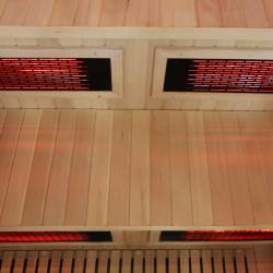 SAUNA INFRARED/FIŃSKA HELSI2 Z PIECEM HARVIA 8KW 5-6 OSOBOWA 200x160 CM 2w1 HELSI2 NEW